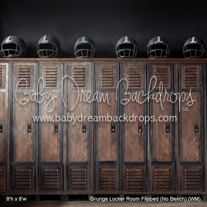 Grunge Locker Room Flipped (No Bench) (WM)