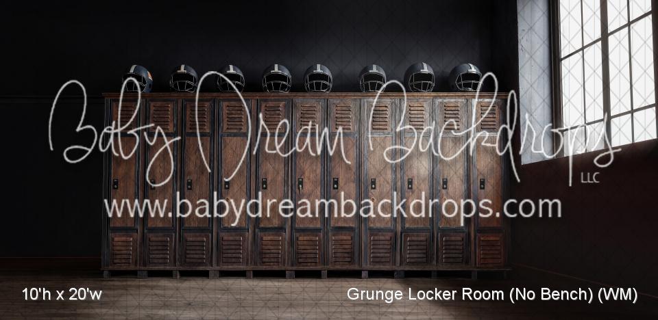 Grunge Locker Room (No Bench) (WM)