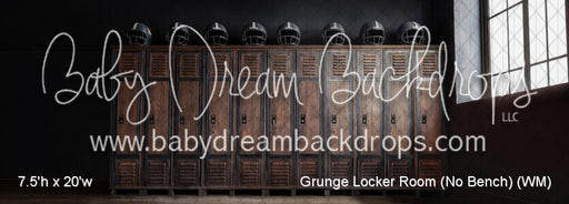 Grunge Locker Room (No Bench) (WM)