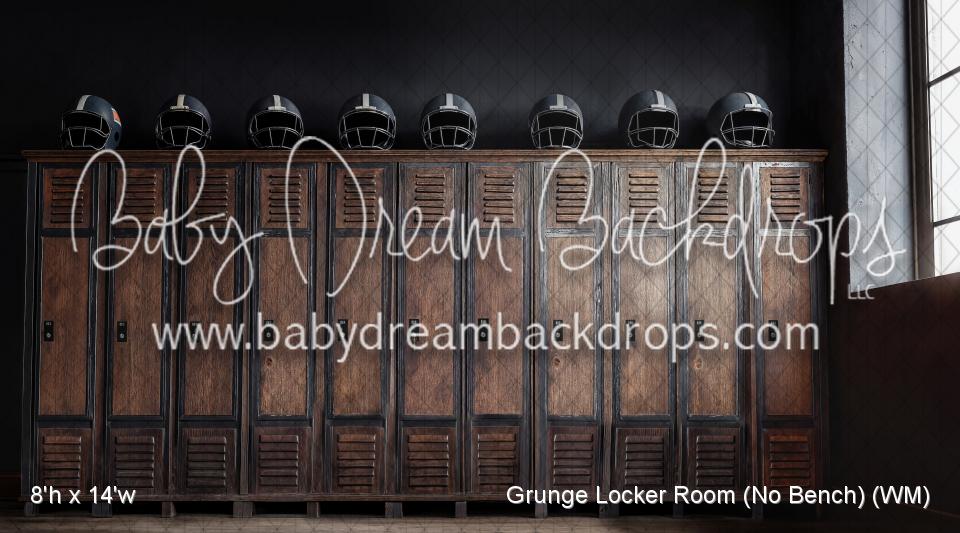 Grunge Locker Room (No Bench) (WM)