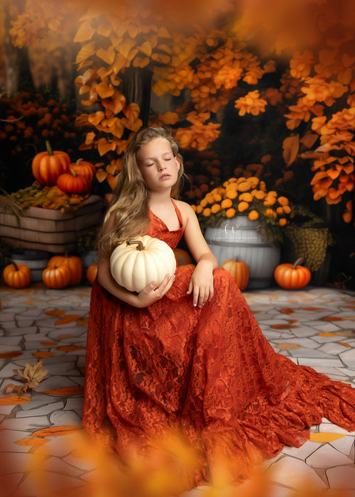 Marigold Pumpkin Shop Leaves (MD)