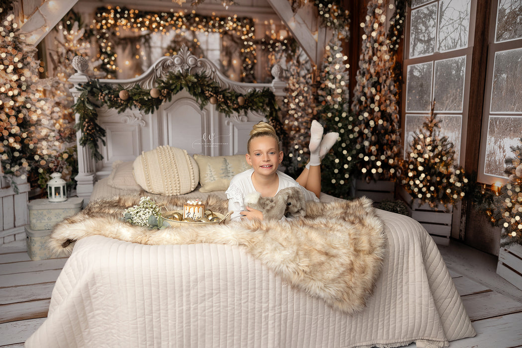 Rustic Charmer Queen Headboard White (JA)