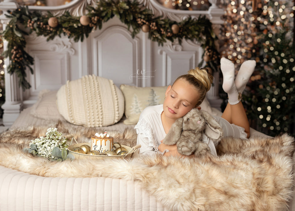 Rustic Charmer Queen Headboard White (JA)