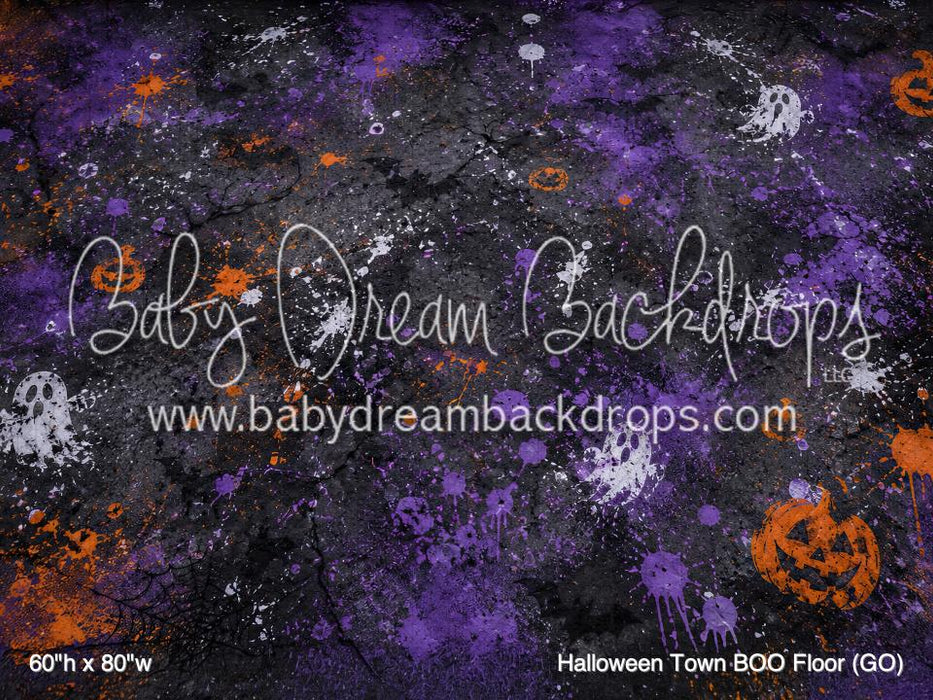 Halloween Town BOO Fabric Floor (GO)