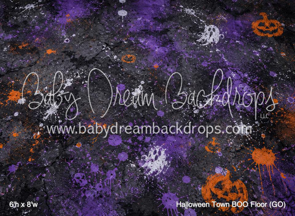 Halloween Town BOO Fabric Floor (GO)