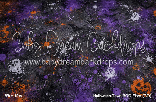 Halloween Town BOO Fabric Floor (GO)