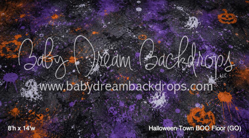 Halloween Town BOO Fabric Floor (GO)