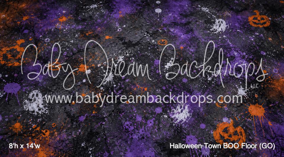 Halloween Town BOO Fabric Floor (GO)