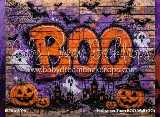 Halloween Town BOO Wall (GO)