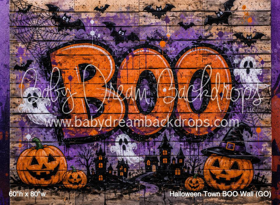 Halloween Town BOO Wall (GO)