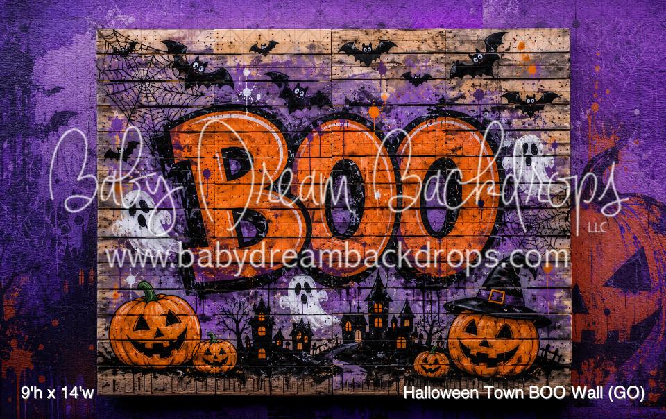Halloween Town BOO Wall (GO)