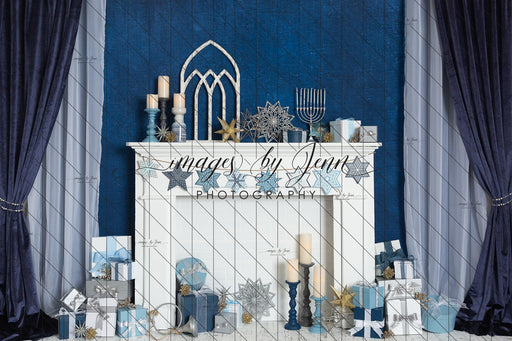 Hanukkah Gifts Fireplace (JG)