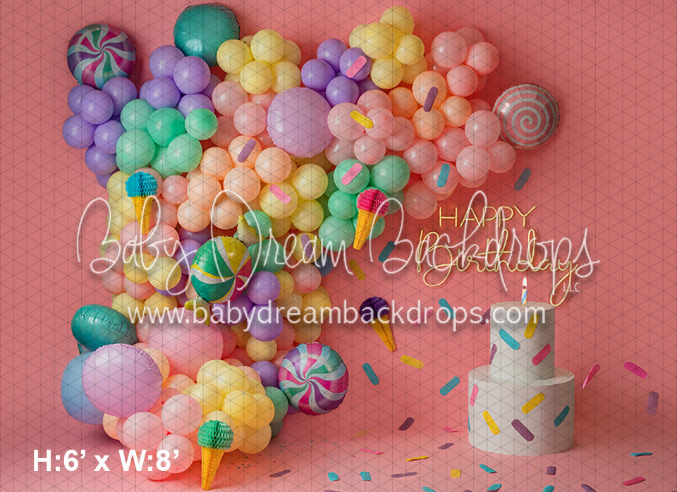 Happy Birthday Candies (WH)