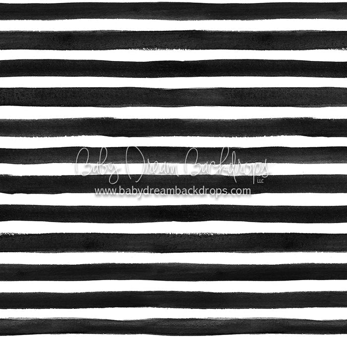 Happy Stripe Black