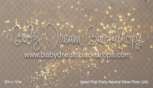 Heart Pop Party Neutral Glow Fabric Floor (JA)
