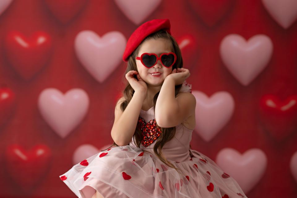 Heart Pop Party Wall Red (JA)
