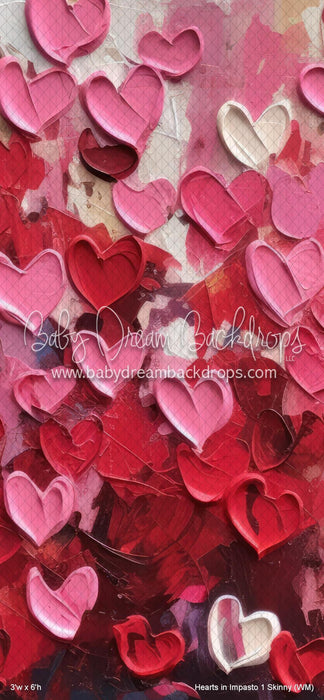 Hearts in Impasto 1 Skinny (WM)