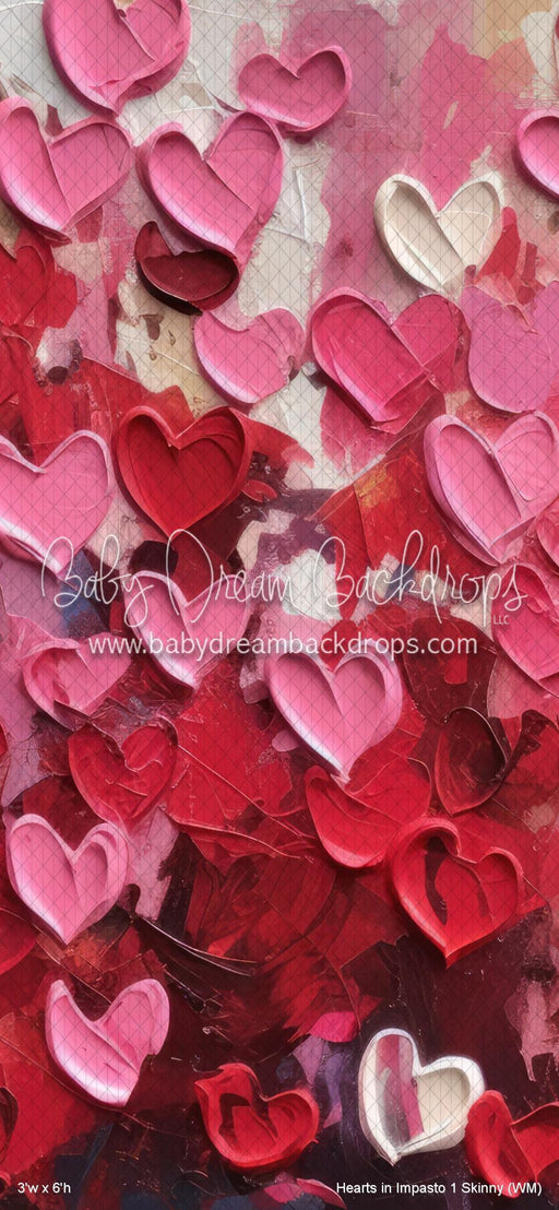 Hearts in Impasto 1 Skinny (WM)