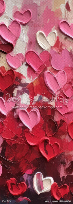 Hearts in Impasto 1 Skinny (WM)