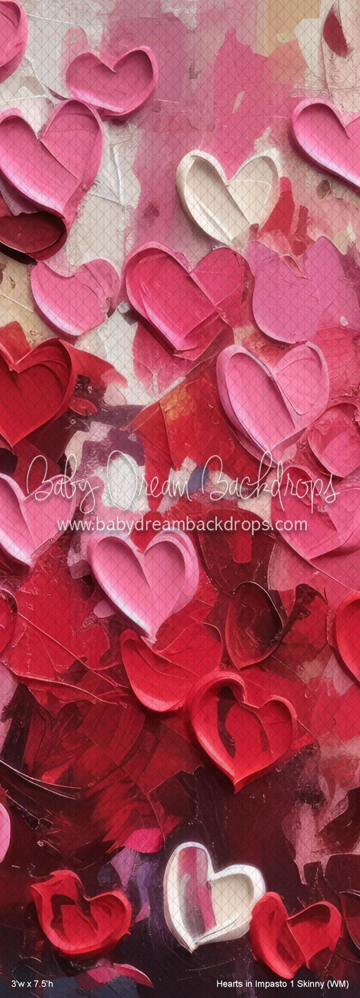 Hearts in Impasto 1 Skinny (WM)