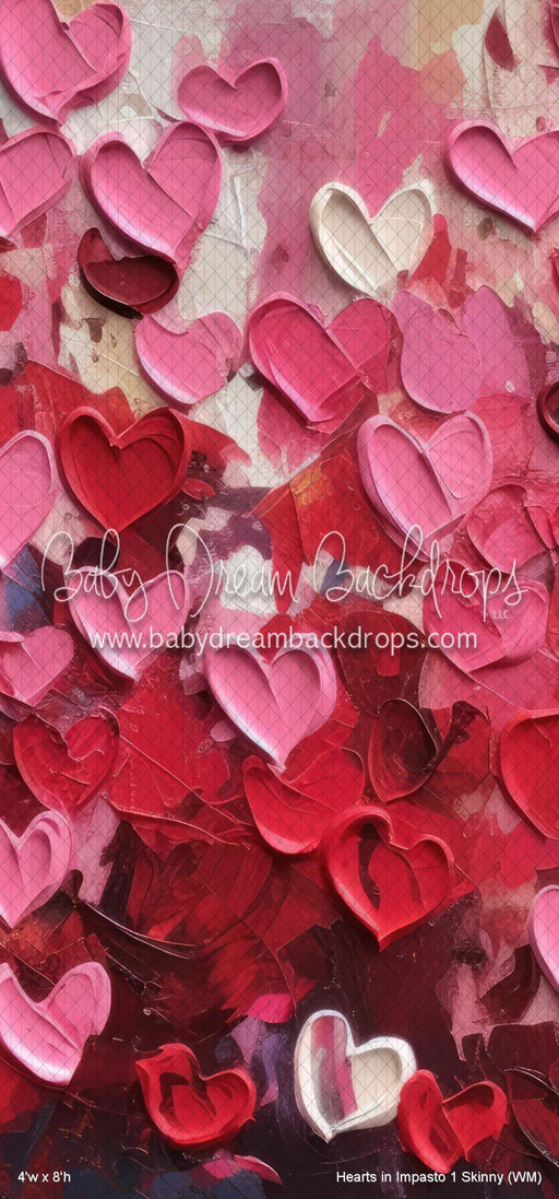 Hearts in Impasto 1 Skinny (WM)