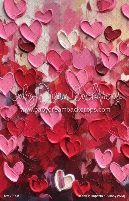 Hearts in Impasto 1 Skinny (WM)