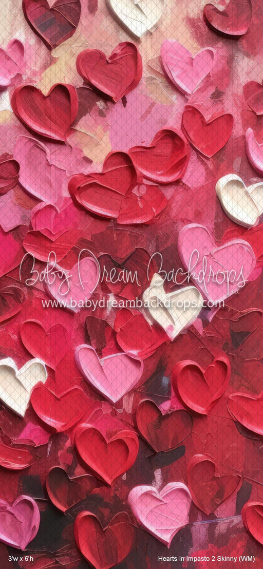 Hearts in Impasto 2 Skinny (WM)