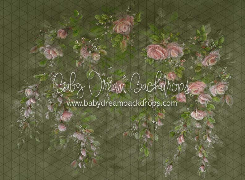 RTS 8x12 fleece  Heirloom Floret Romance (SS)