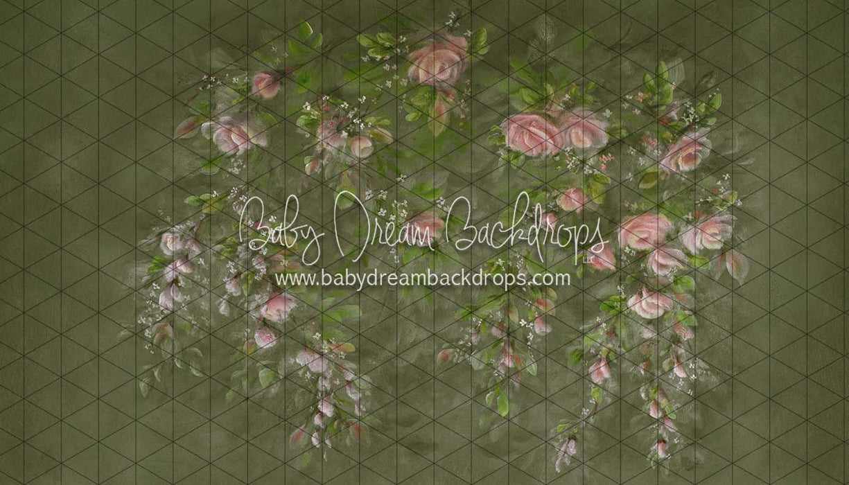 RTS 8x12 fleece  Heirloom Floret Romance (SS)