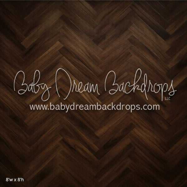 Herringbone Parquet Wood Fabric Floor Fabric Floor (WM)