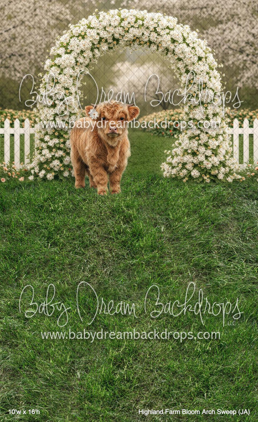Highland Farm Bloom Arch Sweep (JA)