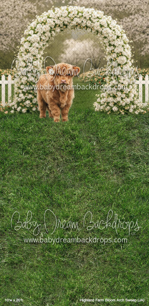 Highland Farm Bloom Arch Sweep (JA)