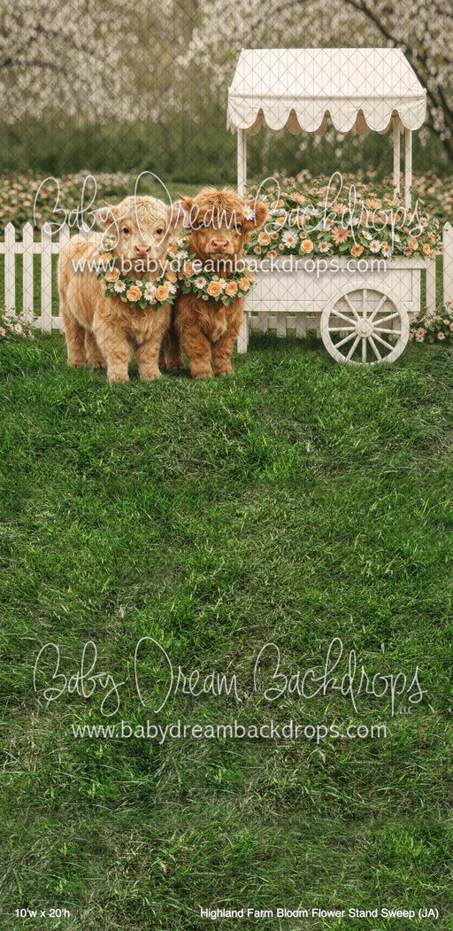 Highland Farm Bloom Flower Stand Sweep (JA)