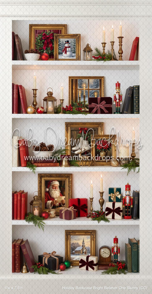 Holiday Bookcase Bright Believer One Skinny (CC)