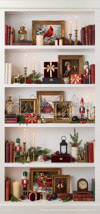 Holiday Bookcase Bright Believer Two Skinny (CC)