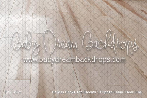 Holiday Books and Blooms 1 Flipped Fabric Floor (HM)