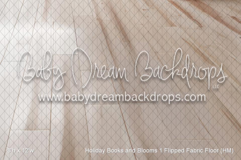 Holiday Books and Blooms 1 Flipped Fabric Floor (HM)