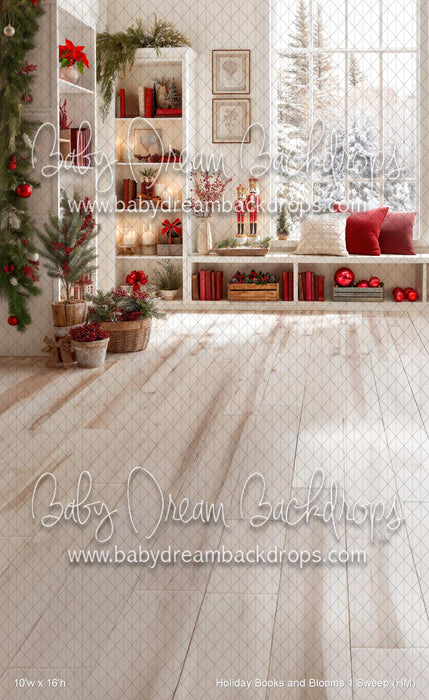 Holiday Books and Blooms 1 Sweep (HM)