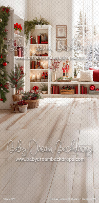 Holiday Books and Blooms 1 Sweep (HM)