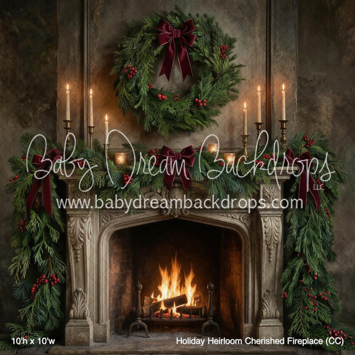 Holiday Heirloom Cherished Fireplace (CC)