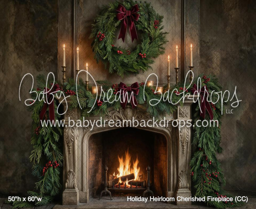 Holiday Heirloom Cherished Fireplace (CC)