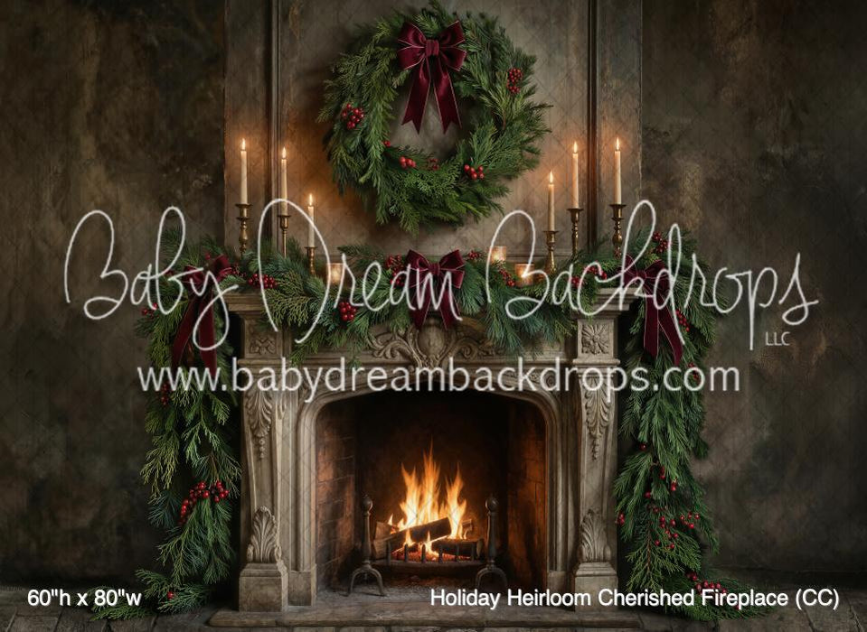 Holiday Heirloom Cherished Fireplace (CC)