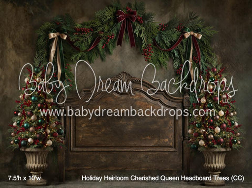 Holiday Heirloom Cherished Queen Headboard Trees (CC)