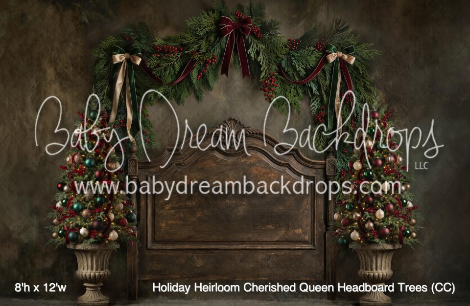 Holiday Heirloom Cherished Queen Headboard Trees (CC)