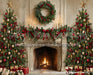 Holiday Heirloom Festive Fireplace Trees (CC)
