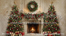 Holiday Heirloom Festive Fireplace Trees (CC)
