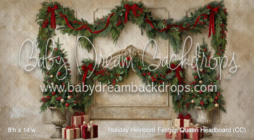 Holiday Heirloom Festive Queen Headboard (CC)
