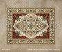 Holiday Heirloom Festive Rug Fabric Floor (CC)