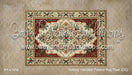 Holiday Heirloom Festive Rug Fabric Floor (CC)