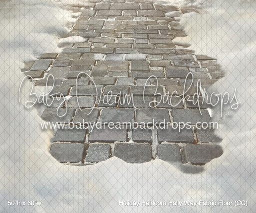 Holiday Heirloom Holly Way Fabric Floor (CC)